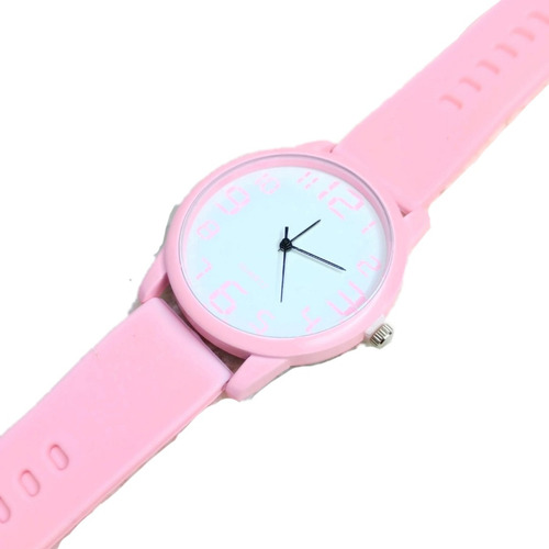 Reloj Dama Silicona Números Grandes