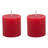 Velas Cilindrica Parafina Velon 6x6 Cm Pack X3 