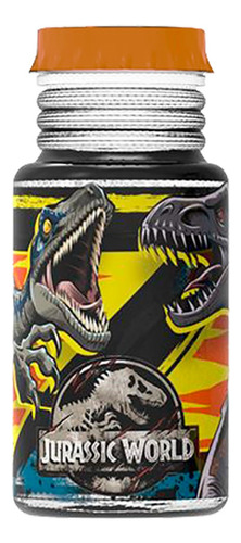 Botella De Plastico Jurassic World Tapita Corona