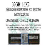 32gb  16x2 Ddr3  Dell Snp12c23c/16g  Pc3-14900r 1866 Nuevas