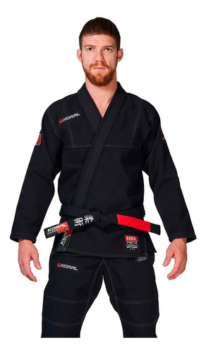 Kimono Jiu Jitsu Koral Mkm 2.1 Preto