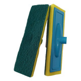Kit 5x Rodo Plástico Lava Azulejo/piso Abrasivo Refil Sem Ca