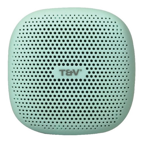 Parlante Inalámbrico Duett Bluetooth Portátil Tws Color Verde Aqua