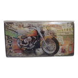 Placa Automóvil Motocicleta Antigua Ruta 66 Vintage Decorar