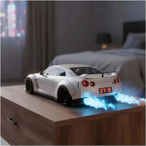 / Despertador De Coche En Forma De T Con Pantalla De Hora *