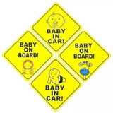 Letrero Baby On Board Bebe A Bordo Seguridad Auto Seguridad