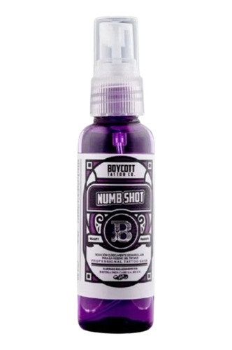 Boycott Numb Shot Anestesia Para Tatuaje Spray 30ml 