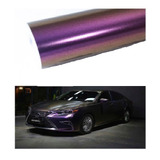 Vinil Para Faros Liso O Laminex  1 M X 30 Cm Morado