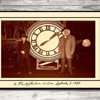 Cuadro De Volver Al Futuro - Foto Reloj  M  | MercadoLibre