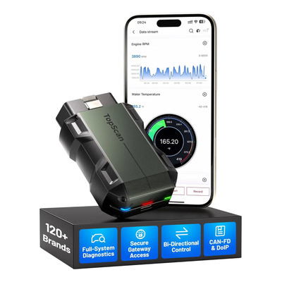 Escaner Automotriz Topscan Master Con Ai + 30 Servicios Bidi | Meses sin interés
