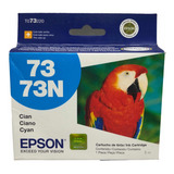 Cartucho De Tinta Epson 73 73n T0732 Color Cian T073220 