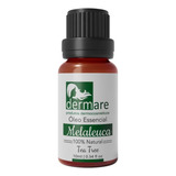  Óleo Essencial De Melaleuca 10ml - Dermare 100% Puro