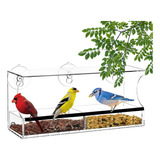Nature's Hangout Bird Feeder, With Strong Suction Cups