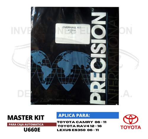 Master Kit Toyota U660e Camry/sienna/rav-4/previa Sienna Foto 2