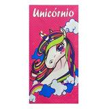 Toalha Banho Praia Infantil Unicornio - Ótima Qualidade