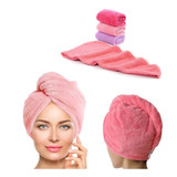 Toalla Secado Turbante De Baño De Cabello