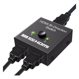 Splitter Divisor Switch Hdmi 1x2 2x1 4k Full Hd Bidirecional