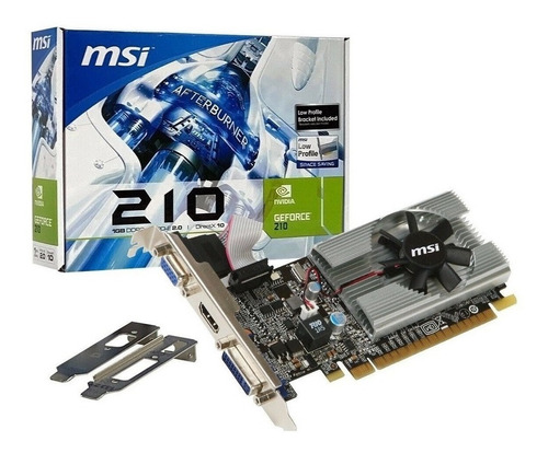 Placa De Video Msi Geforce Gt 210 1gb Ram Ddr3 Hdmi Dvi Vga