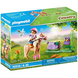 Playmobil Country Fazenda Dos Pôneis Pônei Islandês 70514
