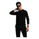 Sweater Cuello Redondo Arrow Hombre Negro