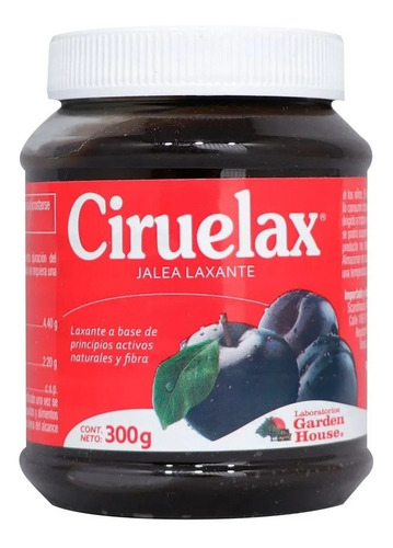 Ciruelax Laxante Jalea De Origen Natural 300 Gramos Unico