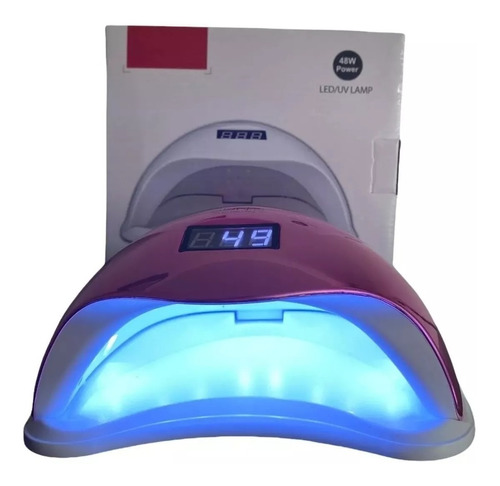 Secador De Uñas Y Lámpara Led Uv 48w En Colores