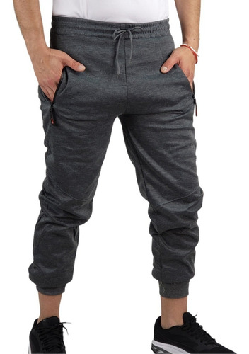 Pantalón Buzo Hombre Algodón. Jogger Sin Forro Polar M A 3xl