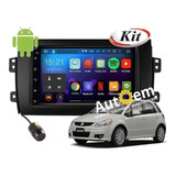 Kit Radio Android 12.0 Wifi Waze Suzuki Sx4  2007 Al 2015