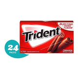 Trident Canela Chicle Sin Azúcar - 24 Paquetes (336 Piezas E