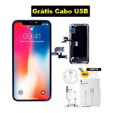 Tela Frontal Display Touch Lcd iPhone XR Grátis Cabo Usb