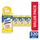 Lysol Toallitas Desinfectantes, Limn Y Lima, 80 Unidades Pa