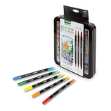 Brush Pen 16 Colores Crayola Caja Metálica