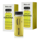 Shock De Keratina Para Cabello Fino Biferdil Ampolla 3un