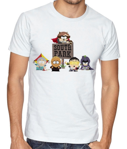 Camiseta Luxo South Park Super Herois Desenho Seriado