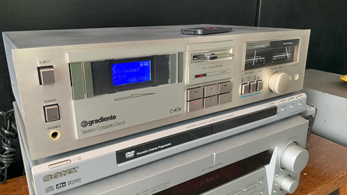 Digital Audio Player Tape Deck Gradiente C 404 Vintage