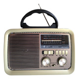 Caixinha De Som Rádio Am Fm Sw Estilo Antiga Bluetooth