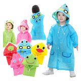 Capa Poncho Impermeable Para La Lluvia Niños