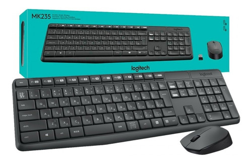 Kit Teclado E Mouse Wireless Sem Fio Mk235