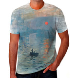Camisa Camiseta Personalizada Claude Monet Pintor Francês 10