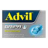 Advil Gripa Alívio De Múltiples Síntomas De La Gripa X72cap