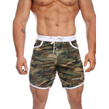 Short Deportivo Ultra Ligero Gym Camuflaje Jed North