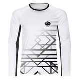 Playera Deportiva Manga Larga Hombre Secado Rápido Upf 50+