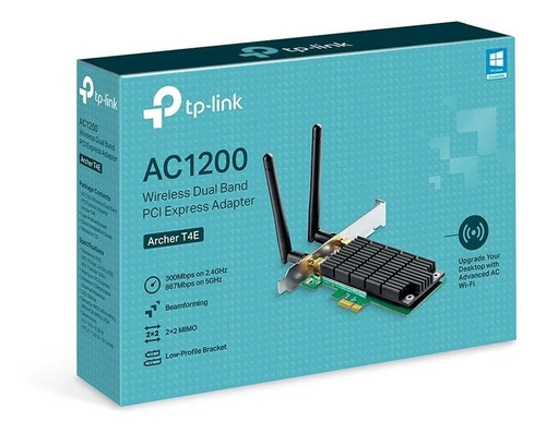 Adaptador Pci Express Wireless Dual Band Ac1200 Archer T4e