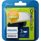 Philips Norelco Oneblade Reemplazo Blade 3-pack Qp230/80