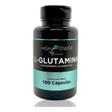 Glutamina 100 Cápsulas High Power