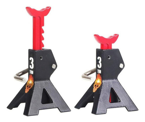 2pcs Jack De Elevación Ajustable De Altura De Simualción