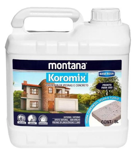 Koromix Hidrofugante Protege Pedra Concreto Tijolo Montana 5