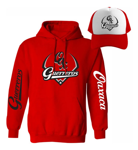 Kit Sudadera + Gorra Sublimada Mod Lmb Guerreros De Oaxaca