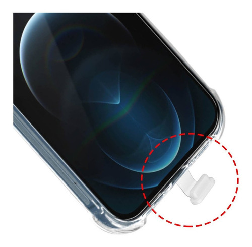 Carcasa Tapon Antipolvo Para iPhone SE 2022