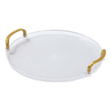 Elegante Bandeja De Tocador Para Tazas De Té Y Joyas. S